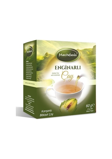 Mecitefendi Enginar Yapraklı Karışık Bitki Süzen Poşet Çay 3'lü 40 x 1.5 G