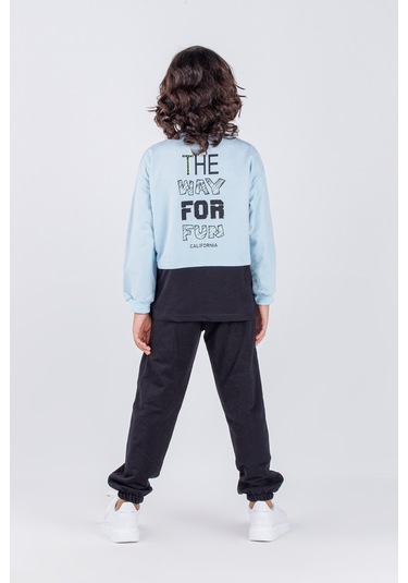 Erkek Çocuk Hero Baskılı Örme Basic Eşofman Takımı 001