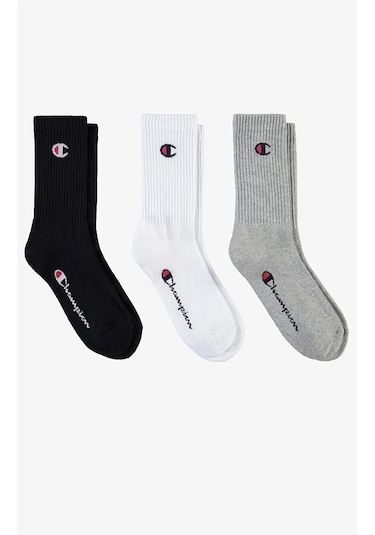 Champion Champıon Unısex 3 Lü Çorap U24558-em006 Çok Renkli