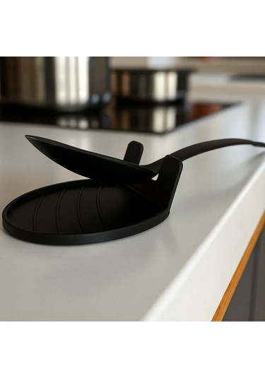 Kaşık Tutucu Stand Tezgah Koruyucu Kaşık Altlığı Mutfak Düzen