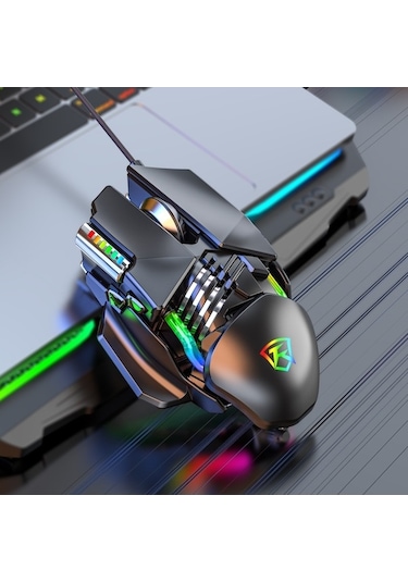 Rogfer Y-fruıtful P3 6 Tuşlu Rgb Aydınlatma Ayarlanabilir Kablolu Fare Siyah Diğer - Black Diğer