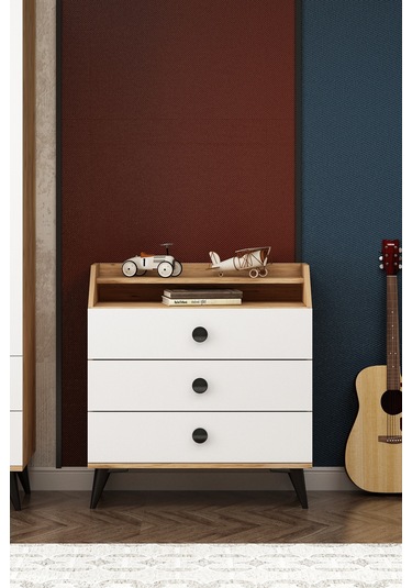 Ronda Şifonyer Atlantik Çam-beyaz Atlantik Çam-beyaz