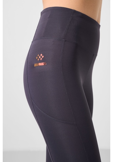 Tommylife Antrasit Esnek Standart Fit Performans Kadın Tayt - 94667 Antrasit