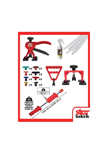 Pdr Boyasız Göçük Düzeltme Seti 35 Parça Özel Seri