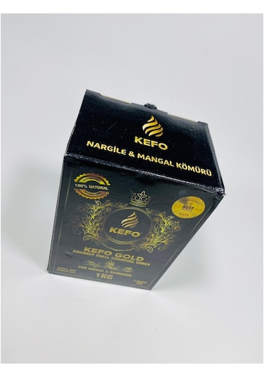 Kefo Marka Gold 1Kg Nargile Kömürü //Mangal Kömürü