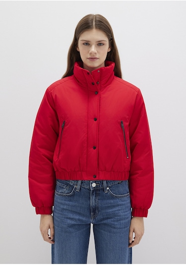 Mavi - Kırmızı Ceket 1110269-90367 Kırmızı