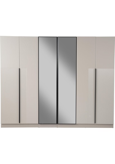 Ren 6 Kapaklı Gardırop %100 Mdf