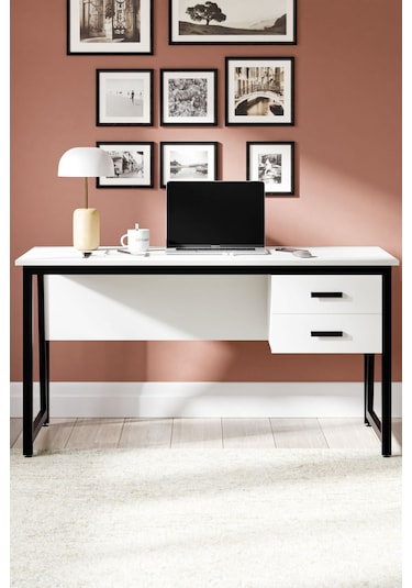 Ms2c Çalışma Masası,ofis Masası - 70x140 Cm - Beyaz Ms2c - Beyaz