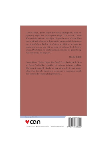 Cemal Süreya / Şairin Hayatı Şiire Dahil - Can Yayınları