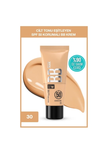 Fit Me Nude Cilt Bakımı Etkili Nemlendirici Spf50 Bb Krem - 30 3600531712785-10782