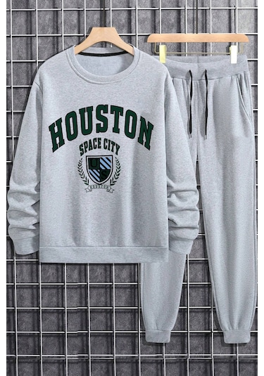 Antrasit Eşofman Takımı Gri1