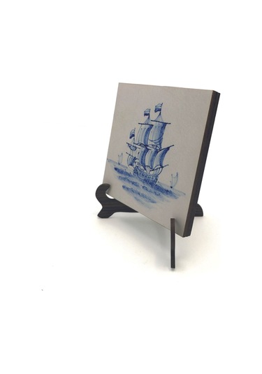 Hollanda Deseni Baskılı Mdf Masaüstlük 10x10 609