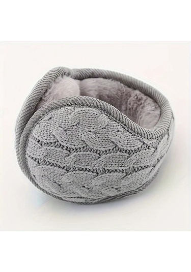 Primepickings Siyah Kadın Erkek Polar Kulaklık Kışlık Katlanır Kayak Bisiklet