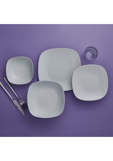 Güral Mimoza 24 Parça 6 Kişilik Yemek Takımı Pırlanta