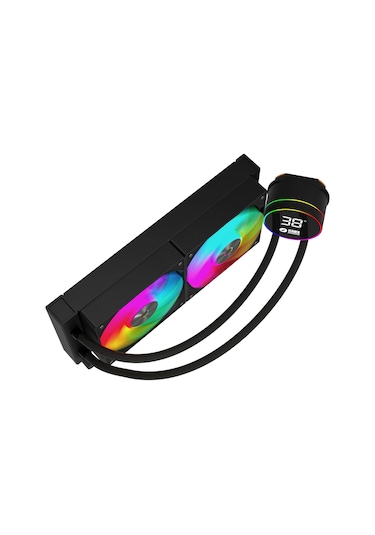 Hawk Gaming Hl240 Frostbite 240mm Led Argb Am5 Ve Lga1700 Uyumlu Siyah Sıvı Soğutucu