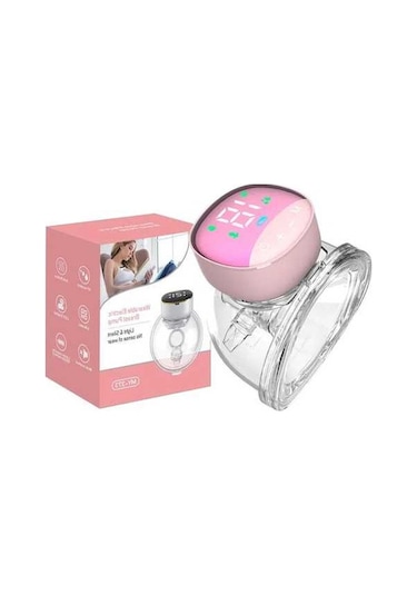 Trendooze Ücretsiz Şişeler Silikon Serbest Pembe Otomatik Giyilebilir Emme Eller Cihaz 180ml Xw