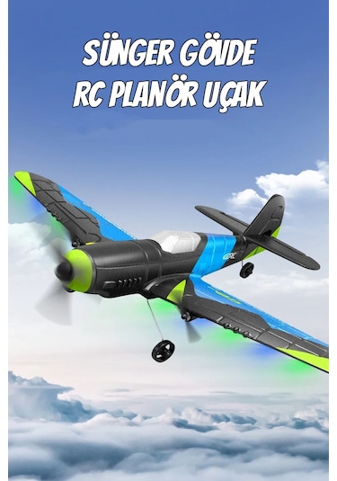 Epp Sünger Gövde 2.4ghz Çift Motorlu Rc Uçak Drone Uzaktan Kumandalı Glider Uçak Drone