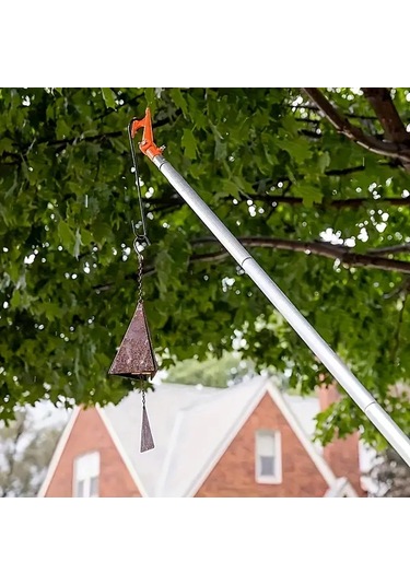 Elmpaly 1 Adet Ayarlanabilir Kuş Yemliği Kancası - Plastik Bahçe Askılığı