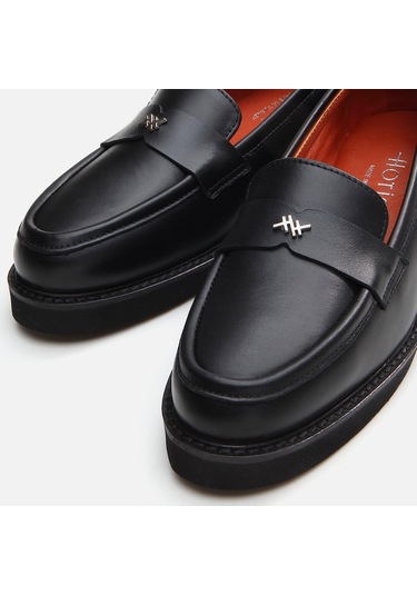Hotiç Hakiki Deri Siyah Kadın Loafer 01ayh291760a100 Siyah