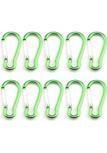 Pazly Yürüyüş Ve Seyahat Karabinası Kamp İçin Hafif Geeroyoo Dağcılık, Alüminyum Adet 10 - Fj