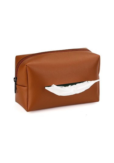 Suntek Doku Tutucu Güneşlik Araç Arka Koltuk Kahverengi