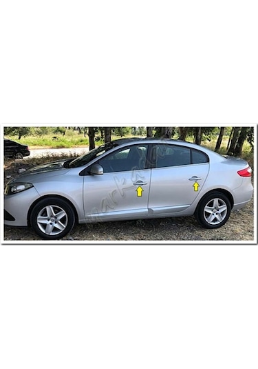 Markadan Renault Fluence Krom Kapı Kolu 2010-2016 4 Kapı Paslanma