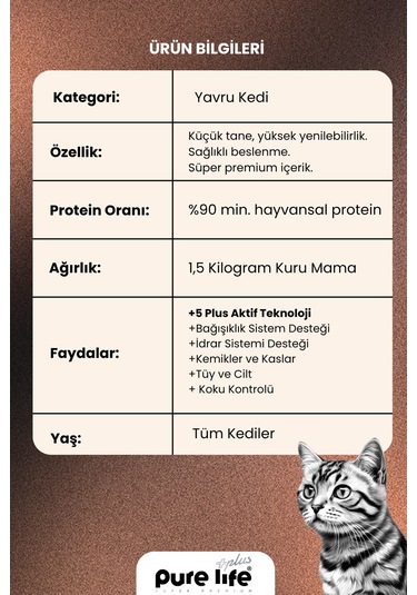 Plus Kısır Tavuklu Kedi Maması 1,5 Kg
