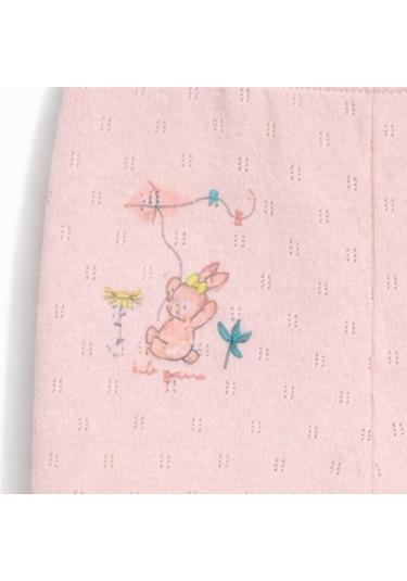 For My Baby Beli Lastikli Patikli Bebek Tek Alt Pembe