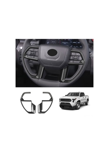 Reedark Tacoma 2024 İçin Abs Karbon Fiber Direksiyon Düğme Koruyucu Kapak, Zırhlama Ve Estetik Artırma, Kolay Kurulum 2 Adet Diğer