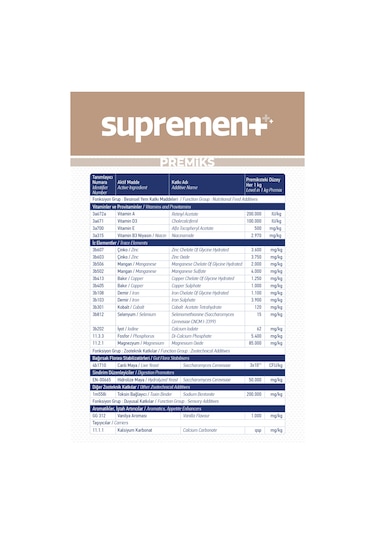 Vioment Suprement 20 Kg - Ruminant Hayvanlarda; Tam Destek -