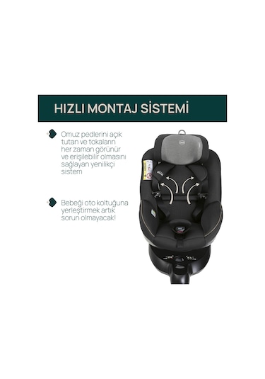 Chicco Seat 105 I Sıze Posh Black 04087114330000