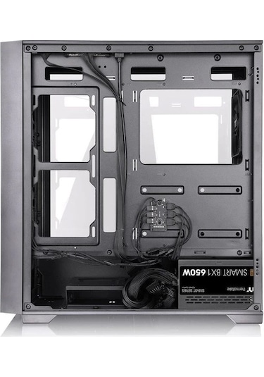 Thermaltake H390 TG CA -3Y9-65S1WE-00 650 W 80+ Bronze 4 RGB Fanlı Oyuncu Bilgisayar Kasası