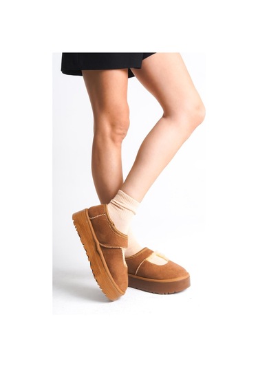 Carren Taba Süet Bot Çok Renkli