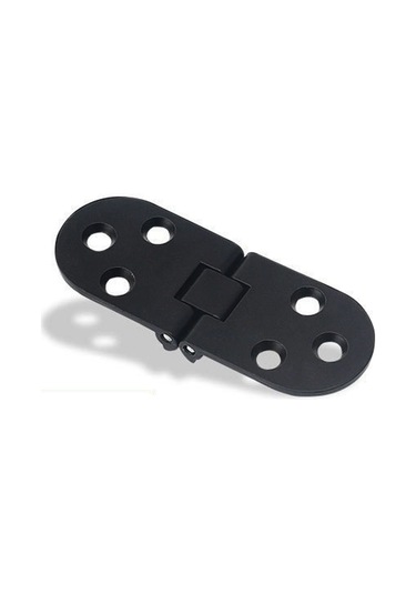 Homyl 4 Adet Paslanmaz Metal Mobilya Menteşeleri 180 Siyah