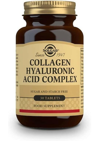 Solgar Hyaluronic Acid Collagen Complex 30 Tablet Solgar Biotin 5