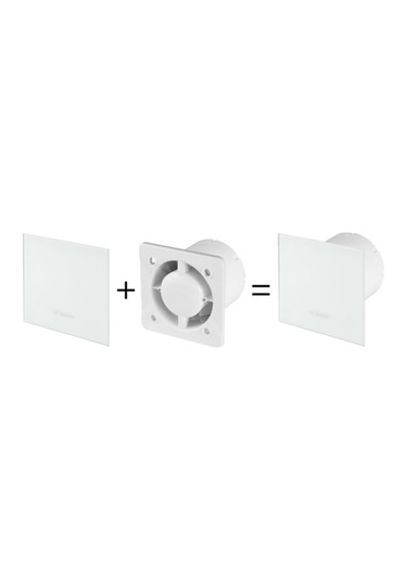 Bosch DP100 MW Dekoratif Panel Mat Beyaz - Fan 1700 WS 100 için