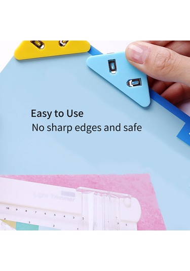 Xindoker Kw-trio Sj-01 Üçgen Dosya Klipsi - 5'li Set 40 Yaprak Kapasiteli Gümüş