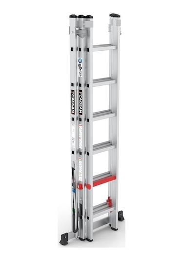 Çağsan TS6160 3x6 Basamaklı Triocombi Üç Parçalı Çok Amaçlı Merdiven