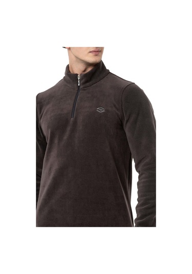 Scooter Yarım Fermuarlı Antrasit Erkek Polar M1517ta Antrasit