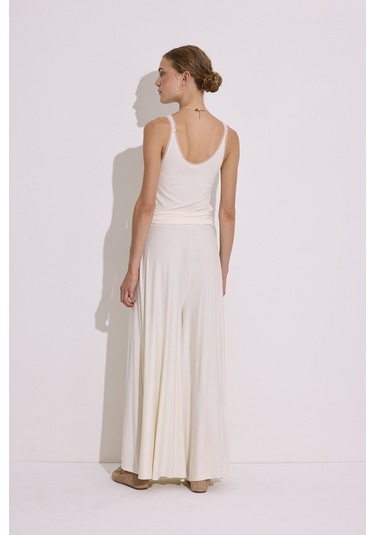 Dökümlü Rahat Pantolon İnci İnci