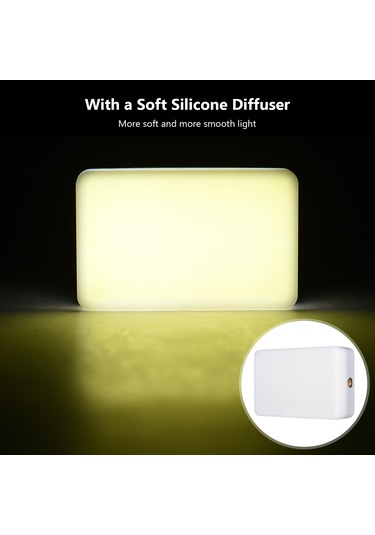 Andoer St120 Şarj Edilebilir Dolgu Cep Led Video Işığı Siyah Siyah