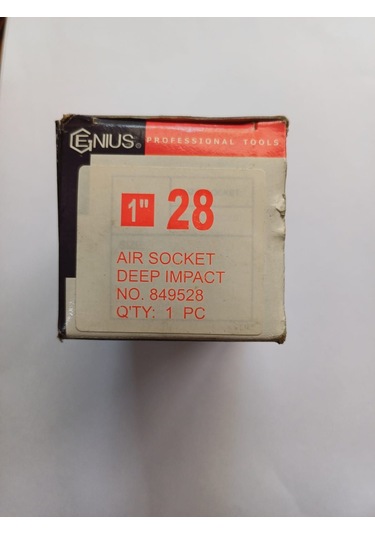 Genius Darbeli Lokma 1" -28mm Derin/uzun Boy 90mm, 1 Adet