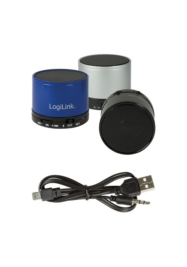 Logilink SP0051 Speaker Bluetooth Micro SD SİLVER