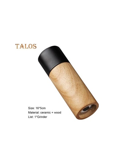 Siyah Baharat Öğütücü Pürüzsüz Kolayca Öğütün Rustik Yüksek Kaliteli Ahşap Manuel Baharat Değirmeni Seramik Öğütücü Restoran İçin