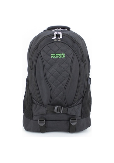 Yarı Dağcı Gezi Seyahat Yürüyüş Kamp Spor Sırt Çantası 17.3 Inç Fileli Cep Siyah