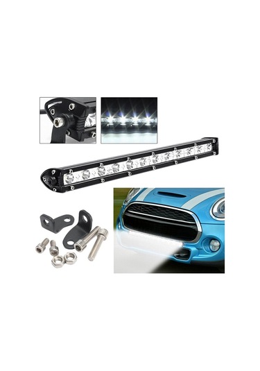 Dinosaurs 13 Inç 36 W Beyaz Led Spot Işık Bar Sürüş Çalışma Lambası Suv Atv Jeep Için