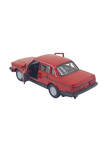 1:32 Volvo 240 Gl Çek Bırak -araba - 43784-kırmızı Kırmızı