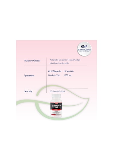 Smartcaps Çörekotu Yağı 60 Softgel
