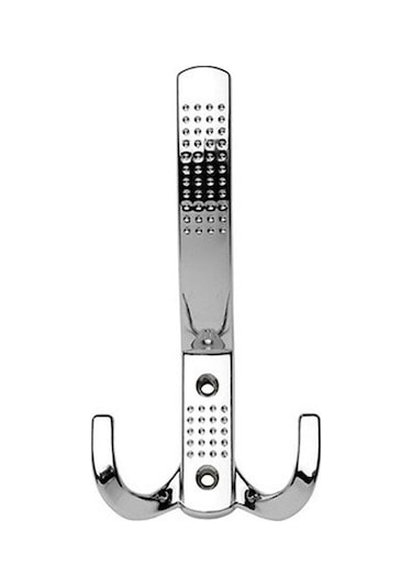 Noktalı Portmanto Vestiyer Duvar Dolap Elbise Askısı Krom Mobilya Kapı Askılığı Askılık 5 Adet Krom