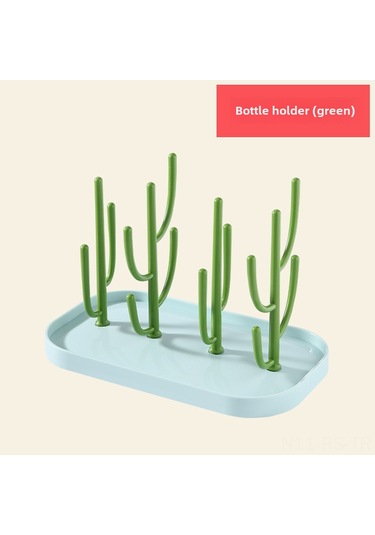 Reedark Yenilenmiş Yeşil Bebek Biberon Rafı - Çok Fonksiyonlu, Ayrılabilir, Taşınabilir - Biberon Ve Emzikler İçin Kurutma Ve Süzme Tabanı